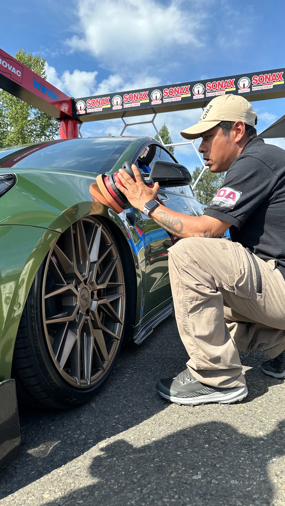 Tesla Paint Correction Car polishing in Bellevue