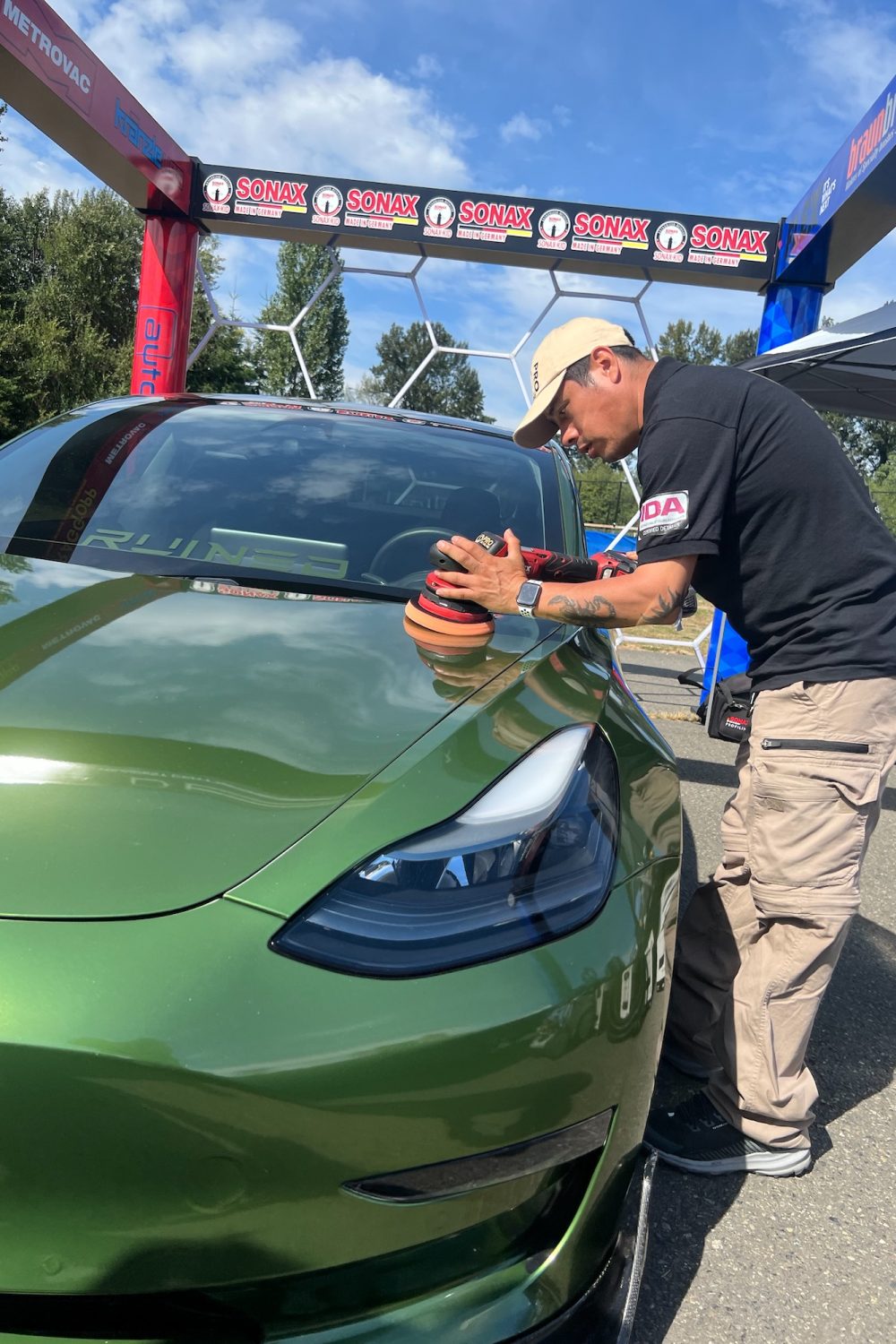 paint correction at SEMA by our bellevue paint correction team